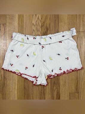 Urban Outfitters Out From Under Primrose Pointelle Micro Shorts